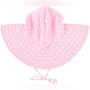 Rufflebutts reversible sun hat swimsuit water pool UPF 50 wide brim toddler girl